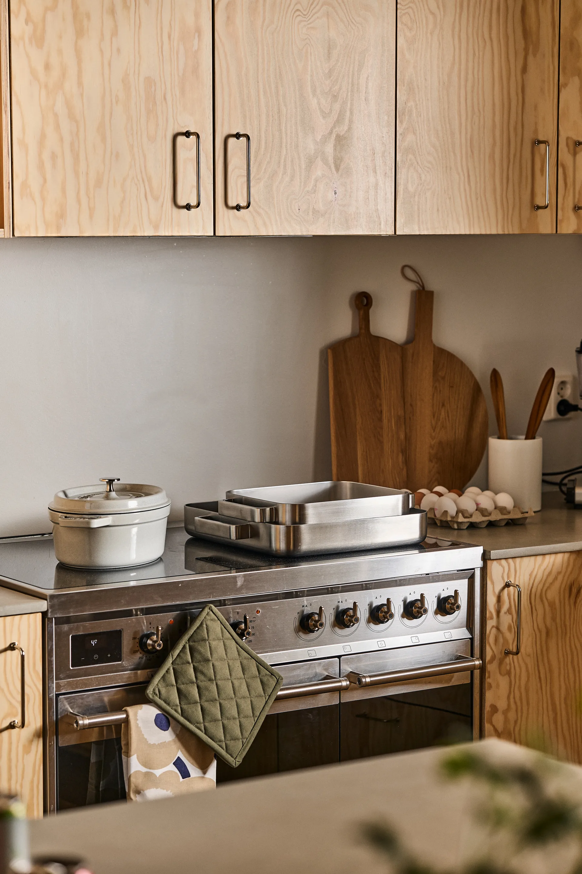 Humdakin oven mitt 21x21 cm, Evergreen Humdakin