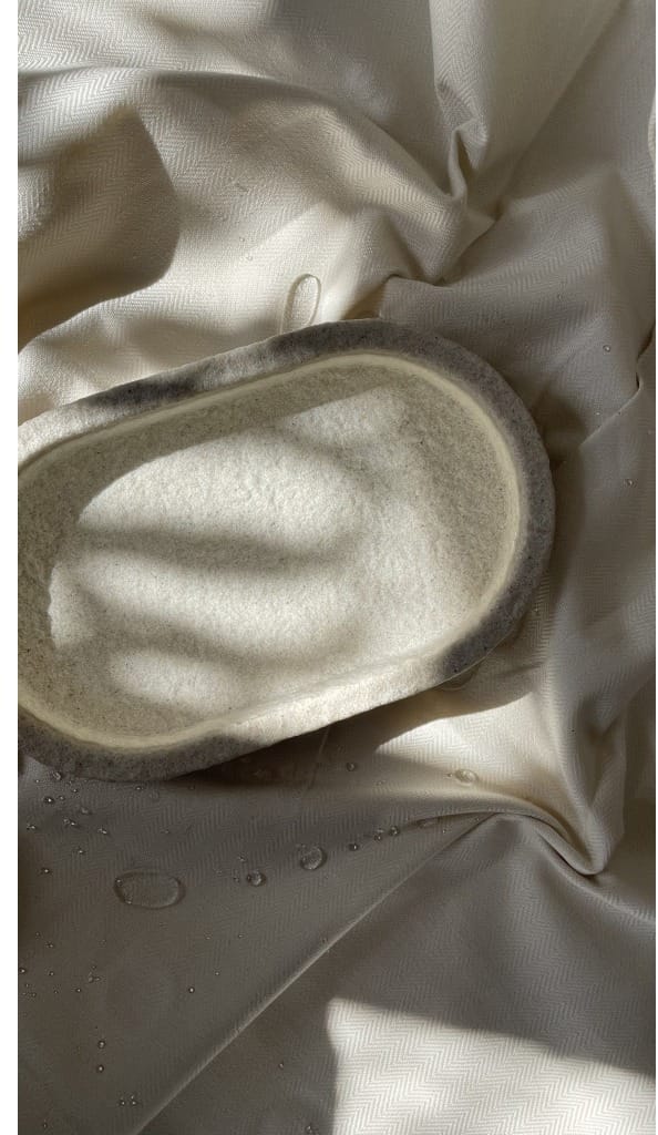 Humdakin Sandstone oval tray 15x25 cm - Natural - Humdakin