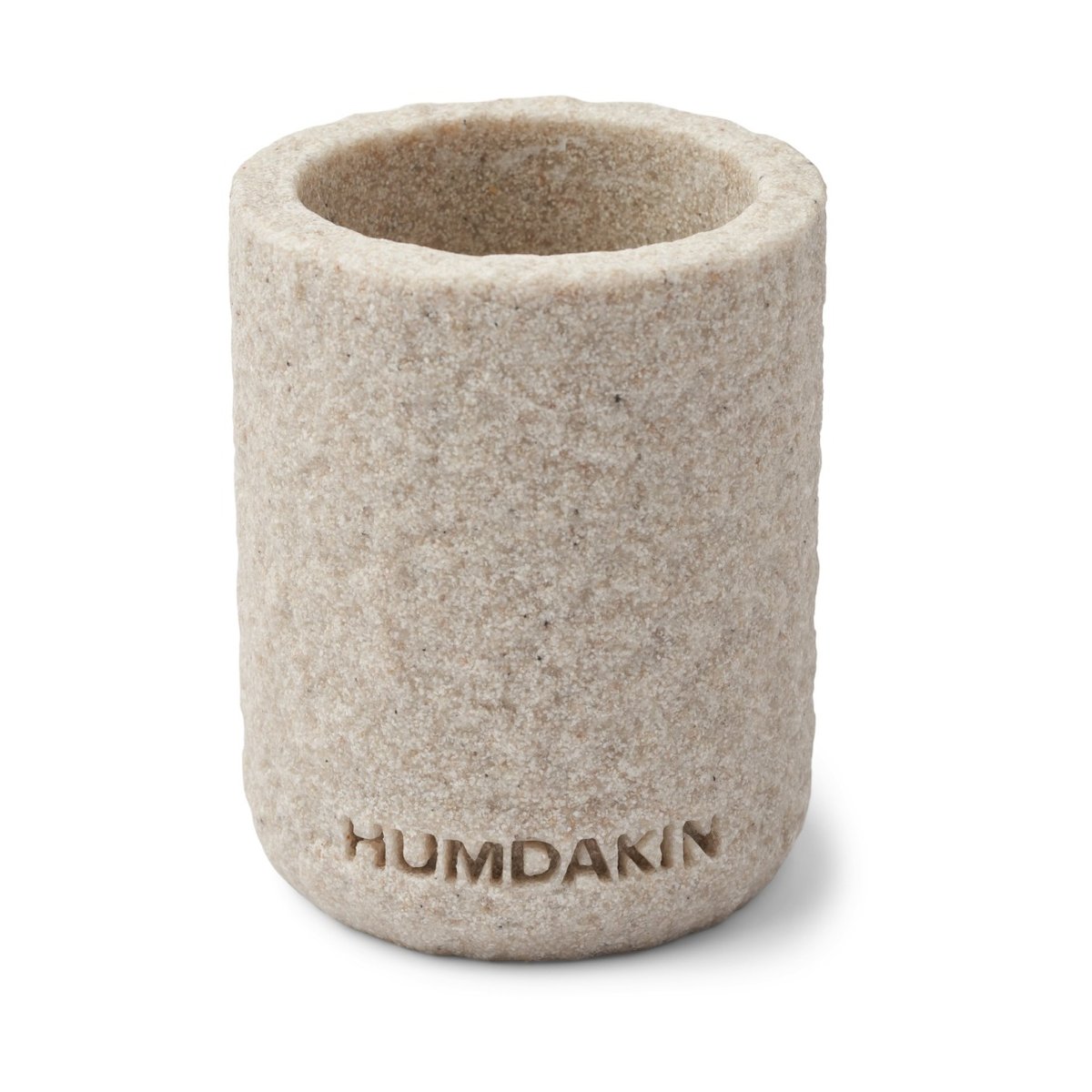 Humdakin Sandstone toothbrush cup 10 cm Natural | Scandinavian Design | Toothbrush holders | Beige