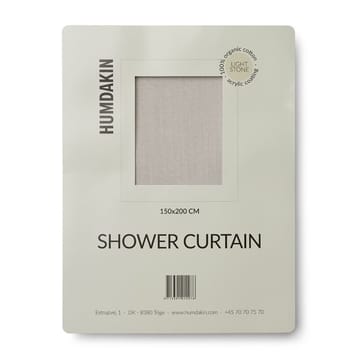 Humdakin shower curtain 150x200 cm - Light stone - Humdakin