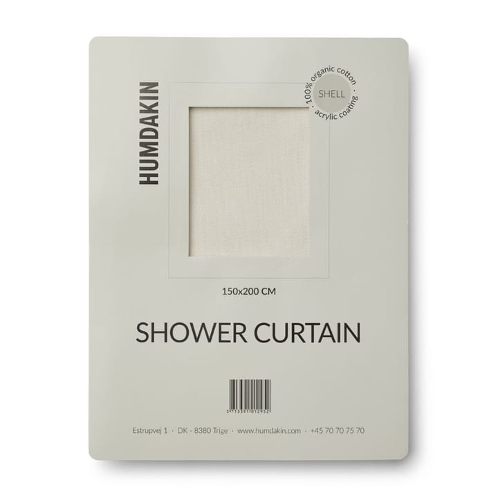 Humdakin shower curtain 150x200 cm - Shell - Humdakin