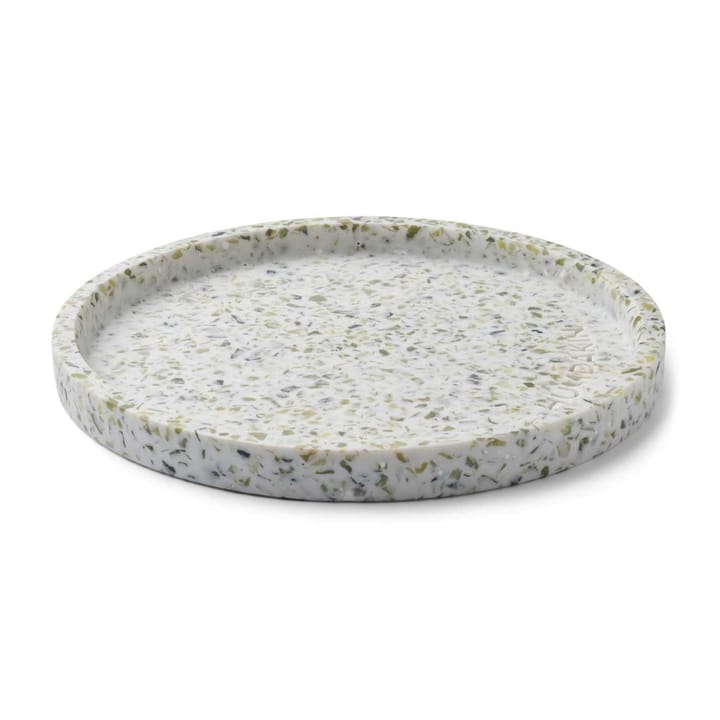 Humdakin Terrazzo rund tray Ø20 cm - Green-white - Humdakin