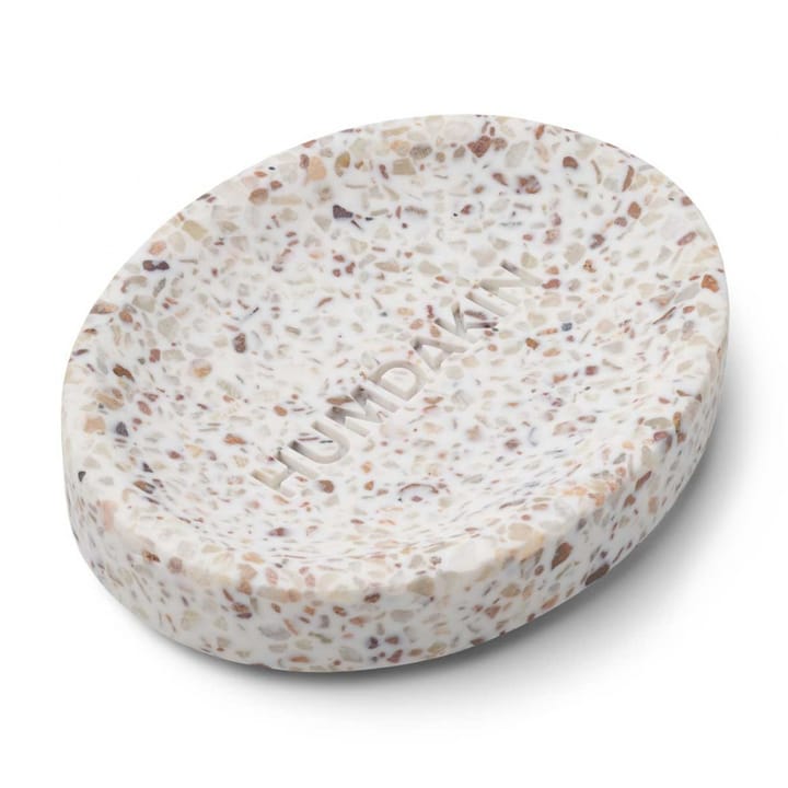 Humdakin Terrazzo soap dish10x13 cm - White-brown - Humdakin