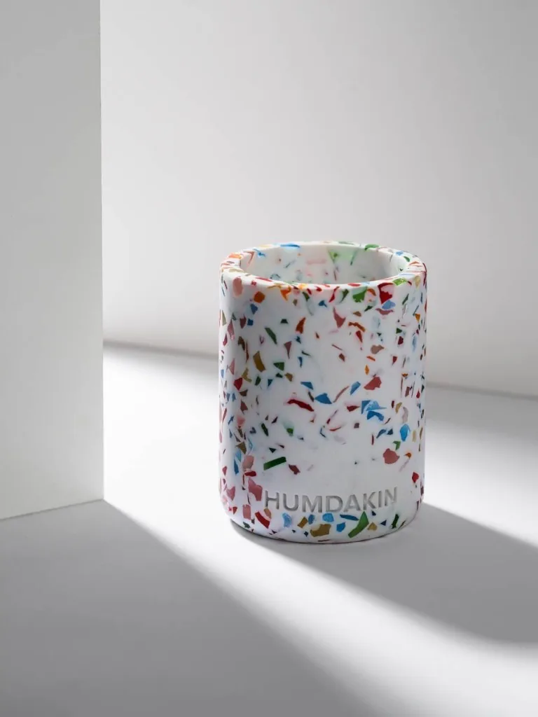 Humdakin Terrazzo tooth brush mug 10 cm, Rainbow Humdakin