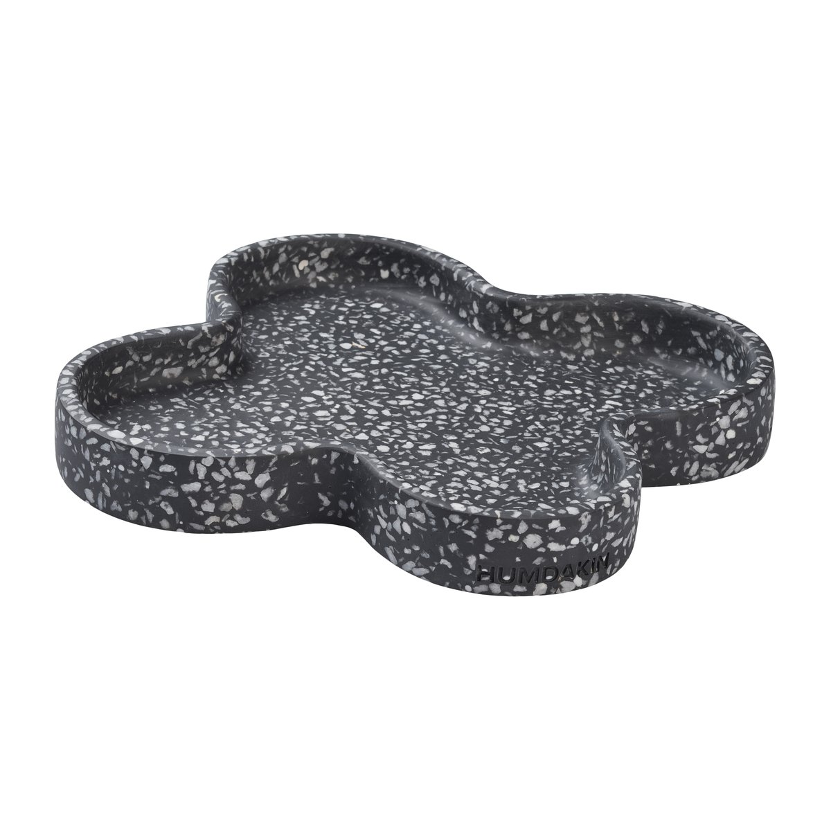 Humdakin Terrazzo tray 27 cm Black | Scandinavian Design | Trays | Black