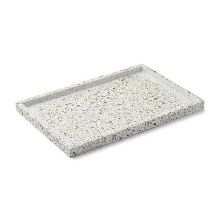 Humdakin Terrazzo tray 30x20 cm - Green-white - Humdakin