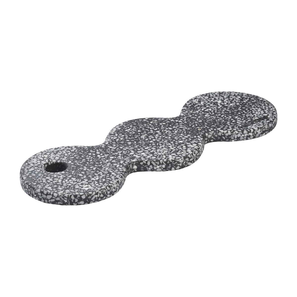 Humdakin Terrazzo tray 40 cm Black | Scandinavian Design | Trays | Black