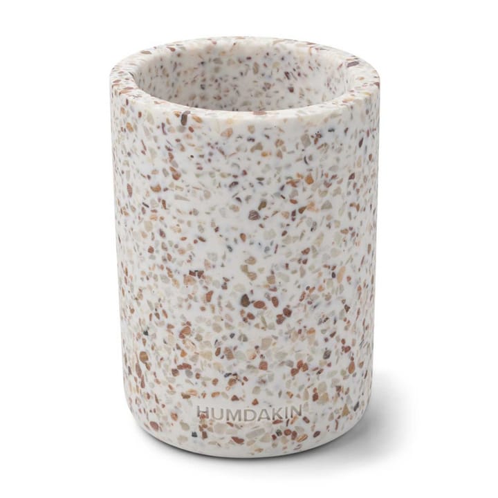 Humdakin Terrazzo vase Ø10 cm - White-brown - Humdakin
