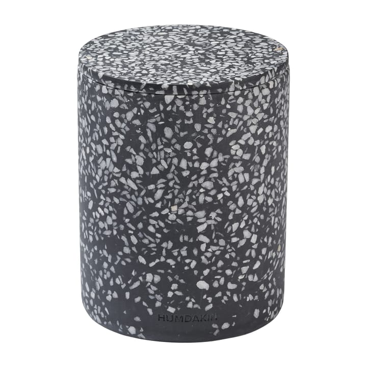 Humdakin Terrazzo vase with lid Ø13 cm - Black - Humdakin