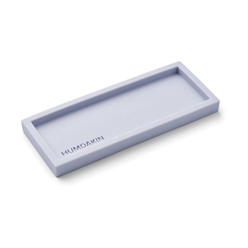 Humdakin Humdakin tray light sandstone 10x25 cm Blue glass