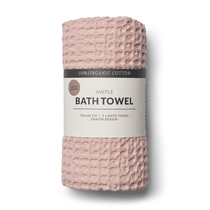 Humdakin Waffle bath towel 70x135 cm - Blush - Humdakin