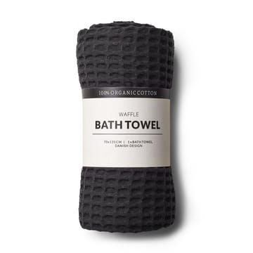 Humdakin Waffle bath towel 70x135 cm - Coal - Humdakin
