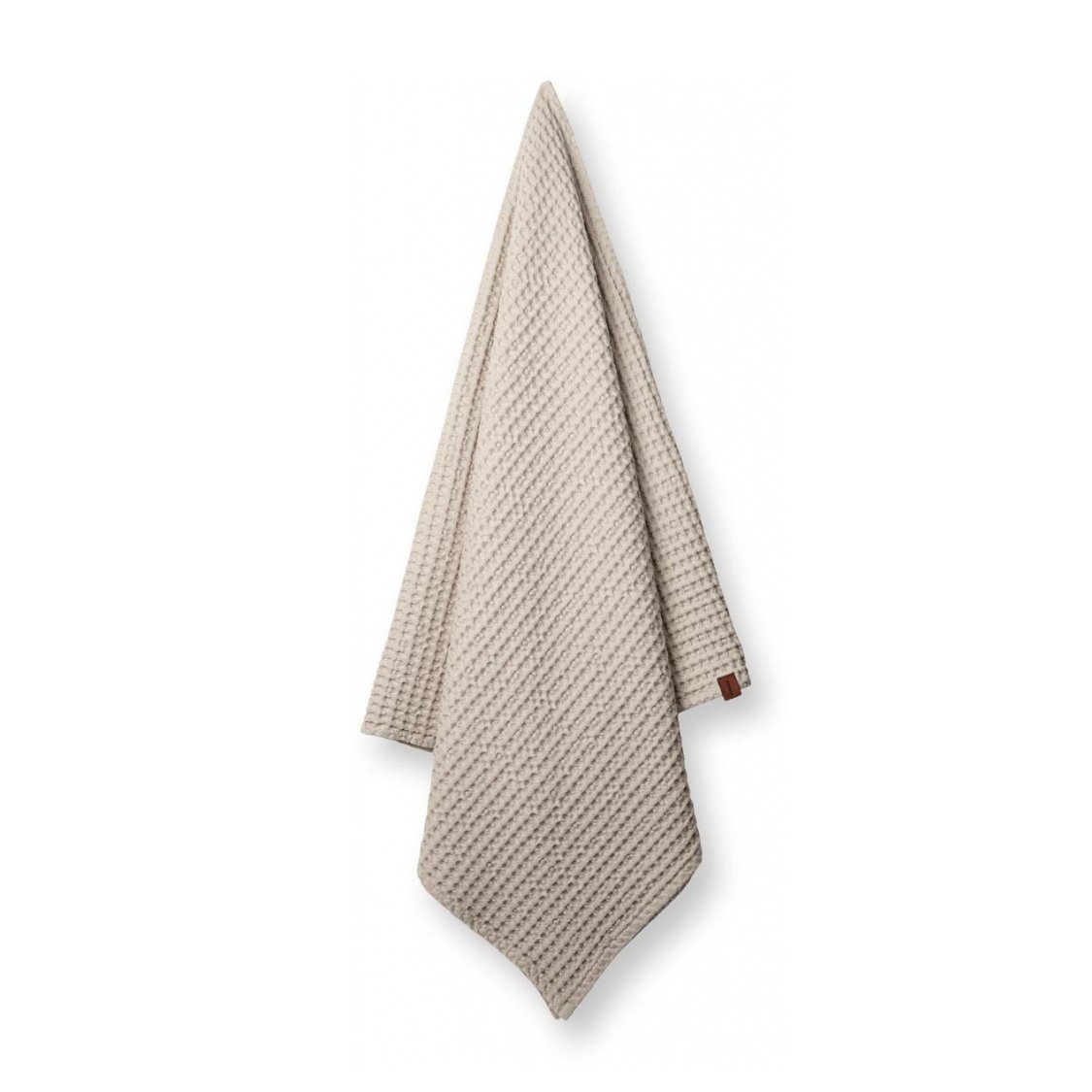 Humdakin Waffle bath towel 70x135 cm Light stone | Scandinavian Design | Hand towels | Beige