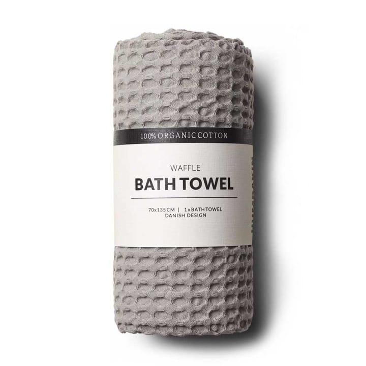 Humdakin Waffle bath towel 70x135 cm - Stone - Humdakin
