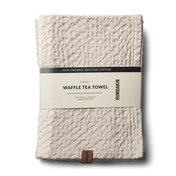Humdakin Waffle kitchen towel 45x70 cm 2-pack - Light stone-shell - Humdakin