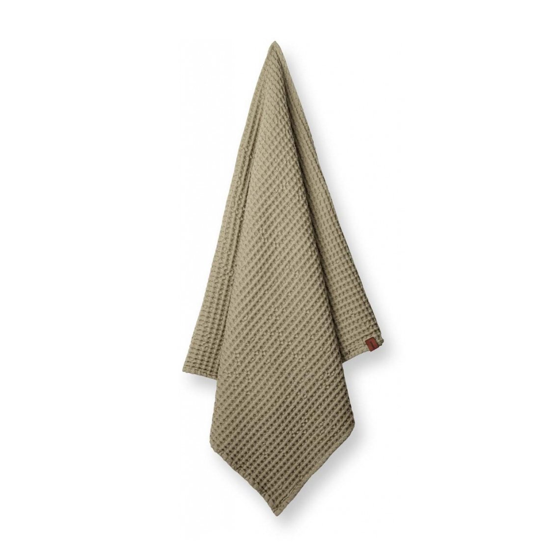 Humdakin Humdakin Waffle towel 55x80 cm Oak | Scandinavian Design | Hand towels | Green