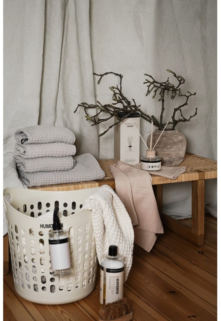 Humdakin washbasket Ø39 cm, Beige Humdakin