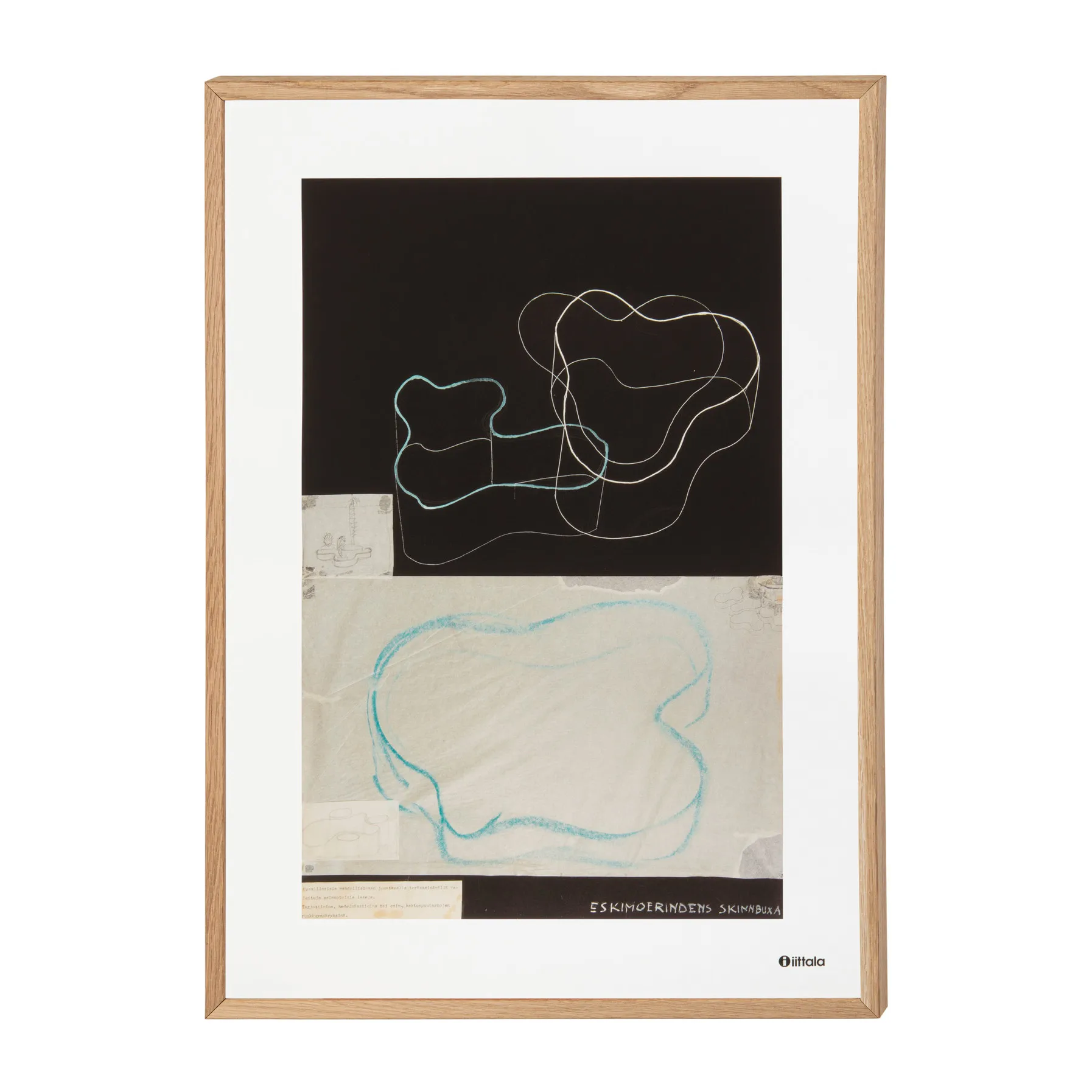 Aalto art Sketch black poster from Iittala - NordicNest.com