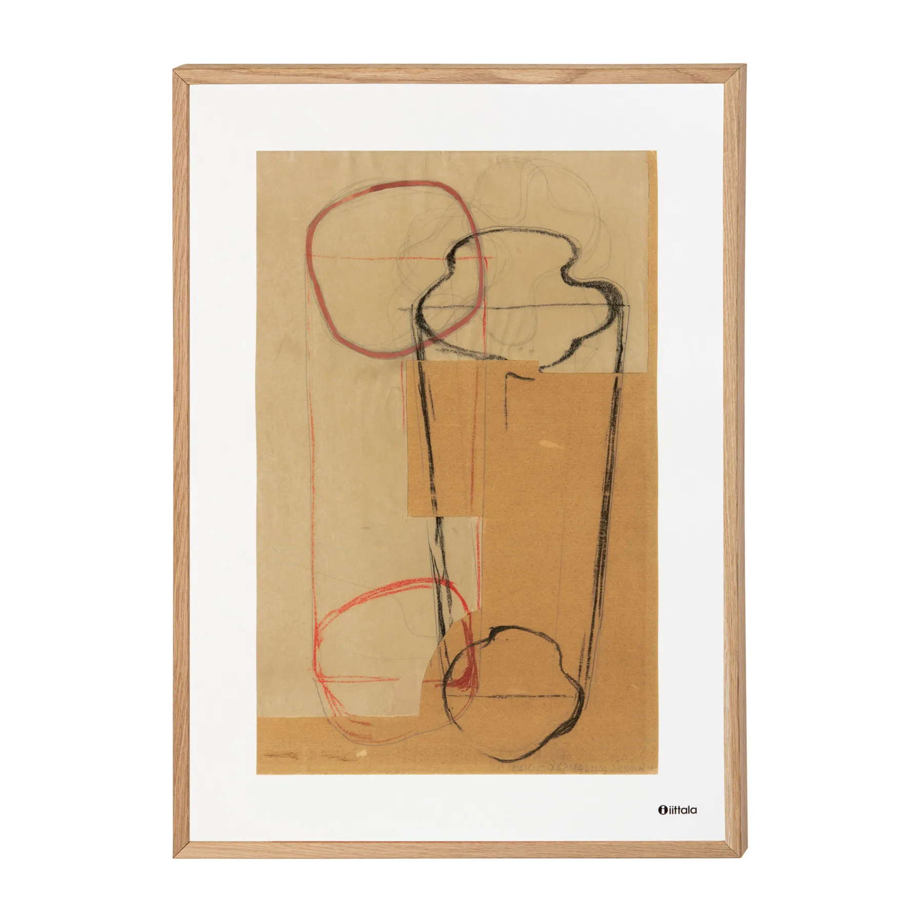 Aalto art Sketch brown poster from Iittala - NordicNest.com