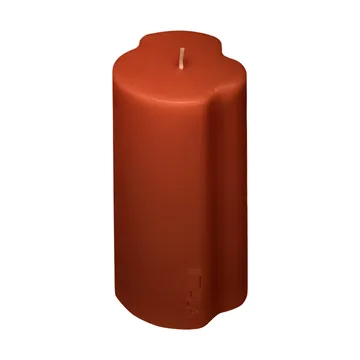 Aalto block candle - Fire, 16 cm - Iittala