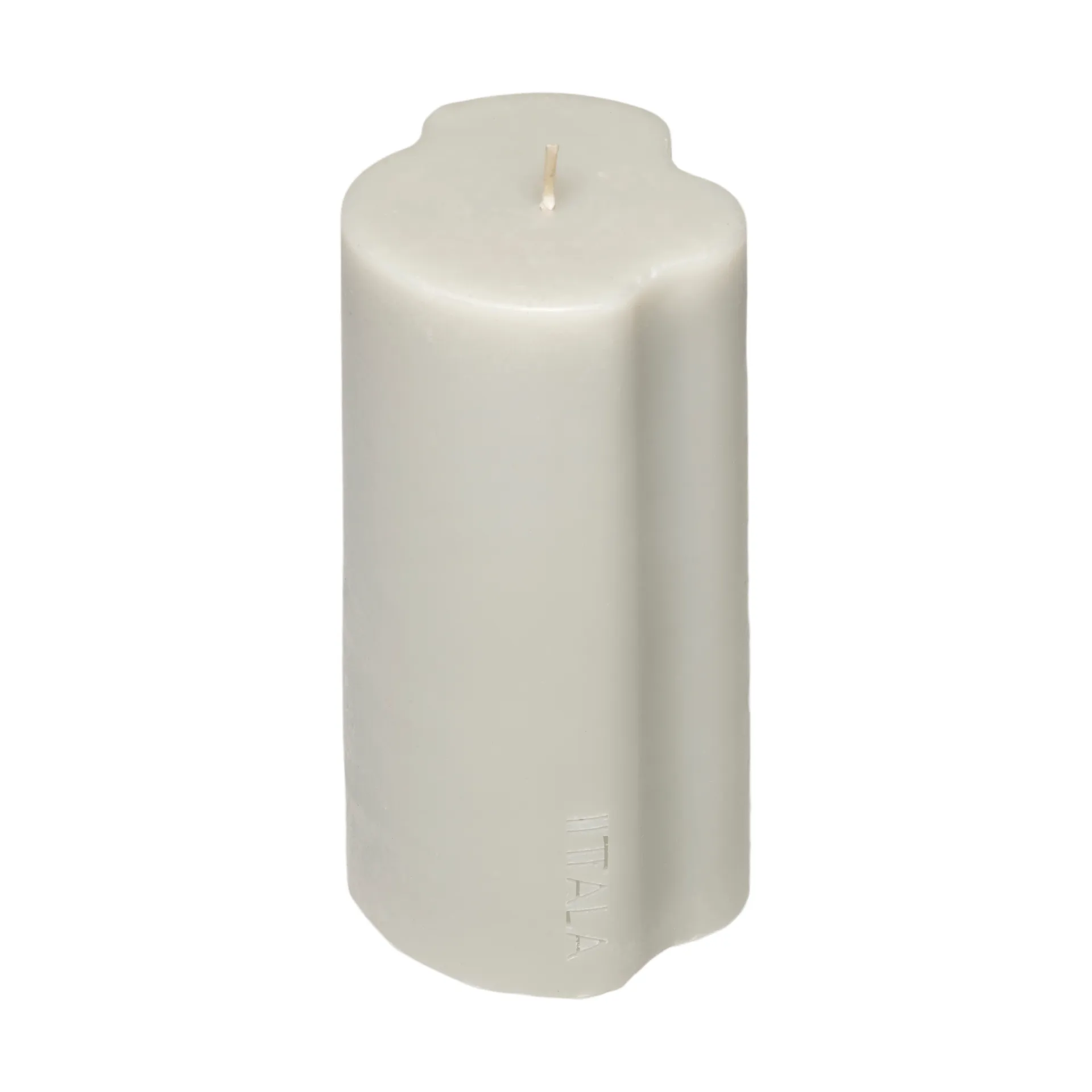 Aalto block candle, Sand, 16 cm Iittala
