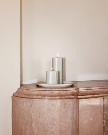 Aalto block candle - Sand, 16 cm - Iittala