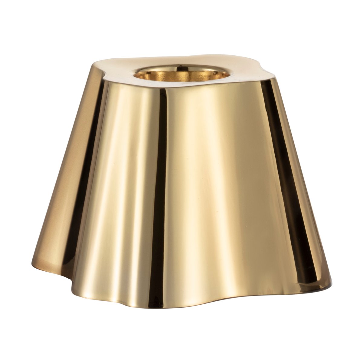 Iittala Aalto candle sticks 50 mm Brass | Scandinavian Design | Candle holders | Gold-coloured