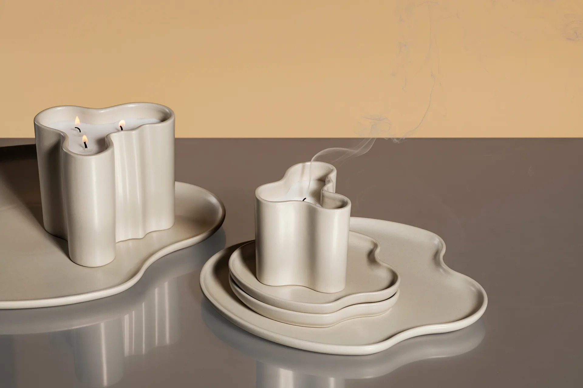 Aalto decorative tray, Sand, 35 cm Iittala