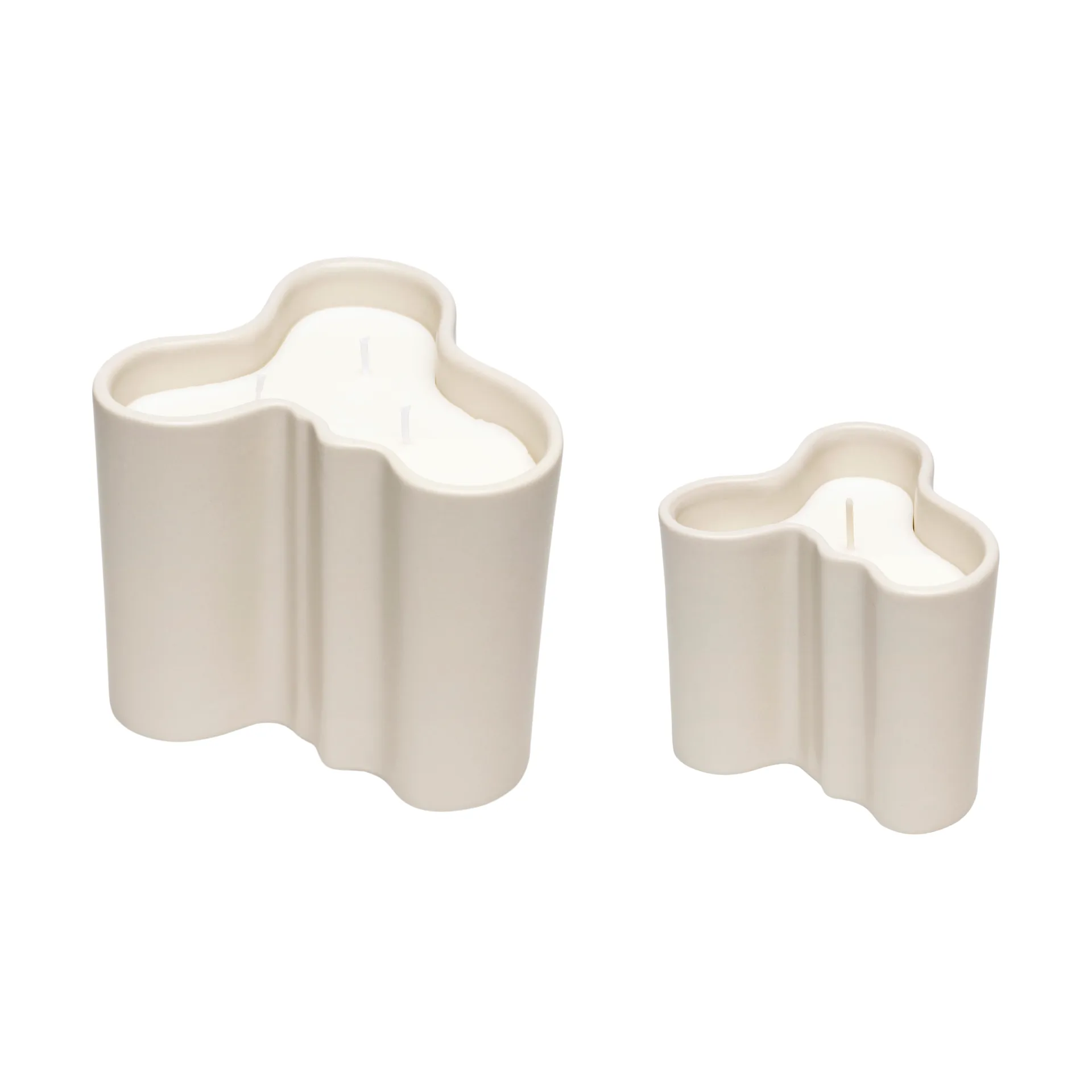 Aalto scented candle 11 cm, Sand Iittala