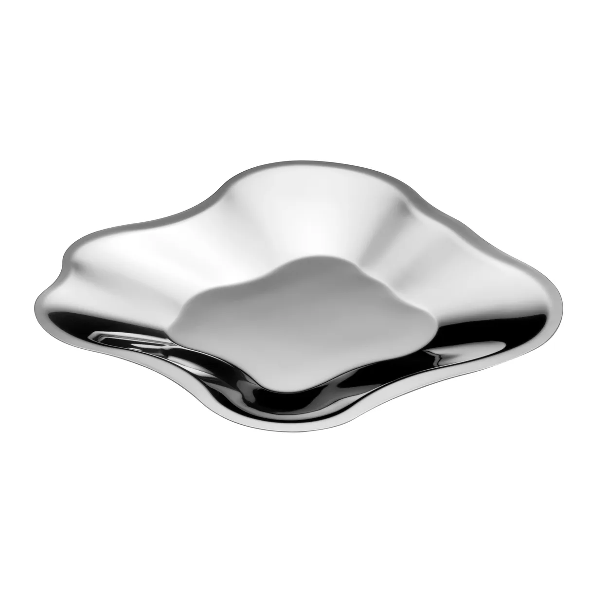 Iittala Aalto stainless dish small | Scandinavian Design | Serving platters & dishes | Silver-coloured