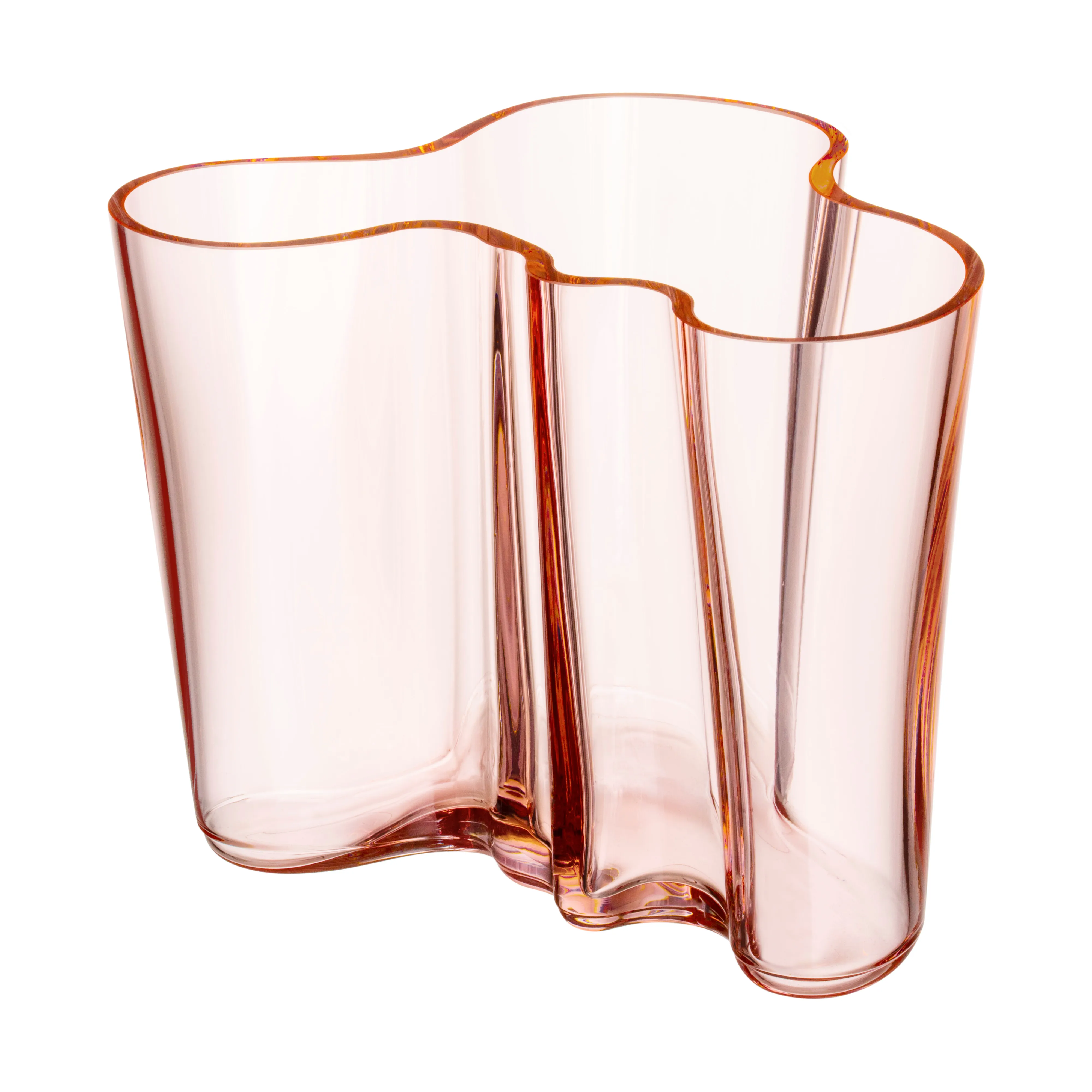 Aalto vase salmon pink from Iittala - NordicNest.com