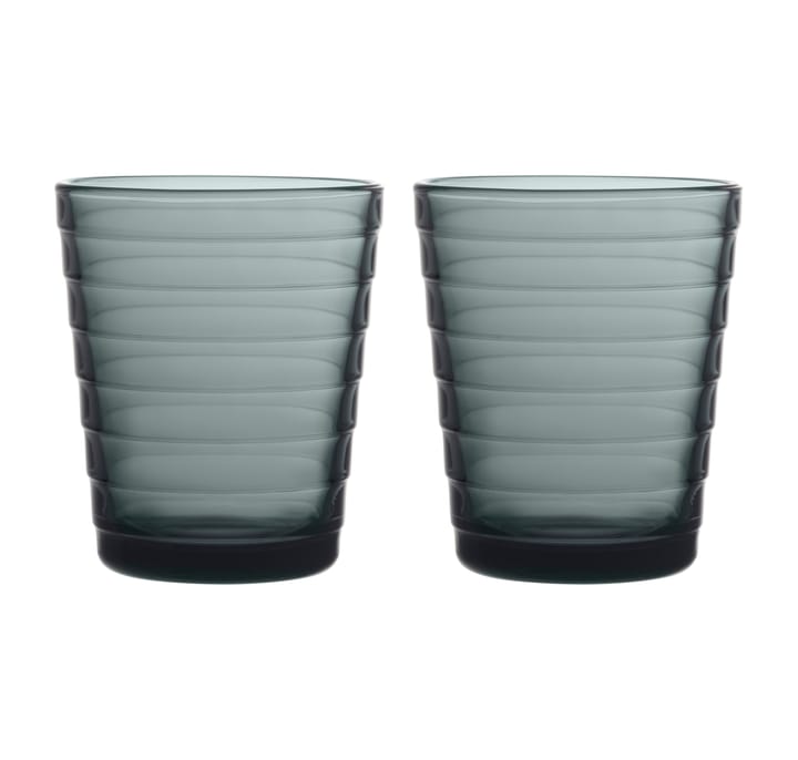 Aino Aalto drinks glass 22 cl 2-pack - dark grey - Iittala