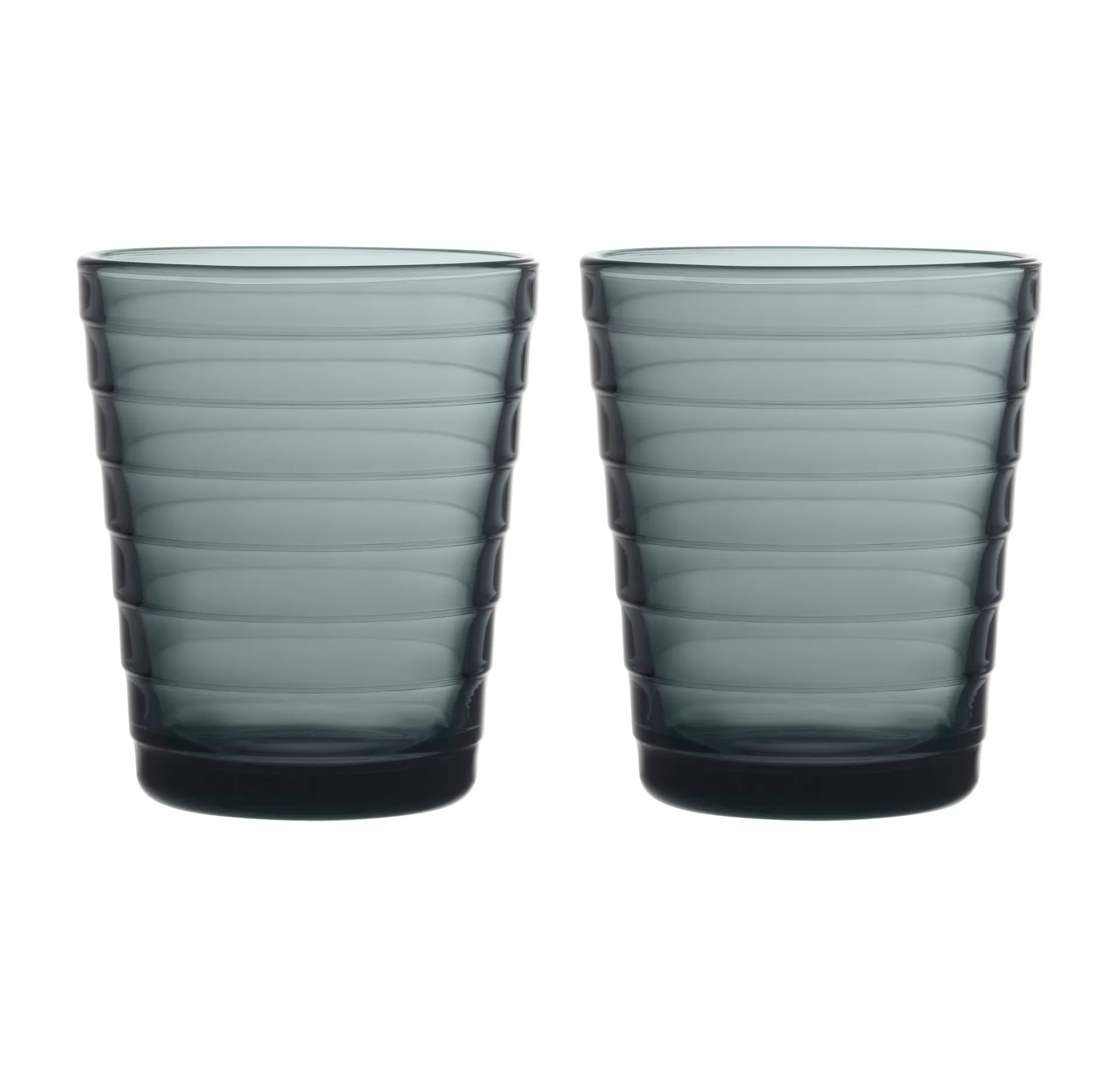 Aino Aalto drinks glass 22 cl 2-pack, dark grey Iittala