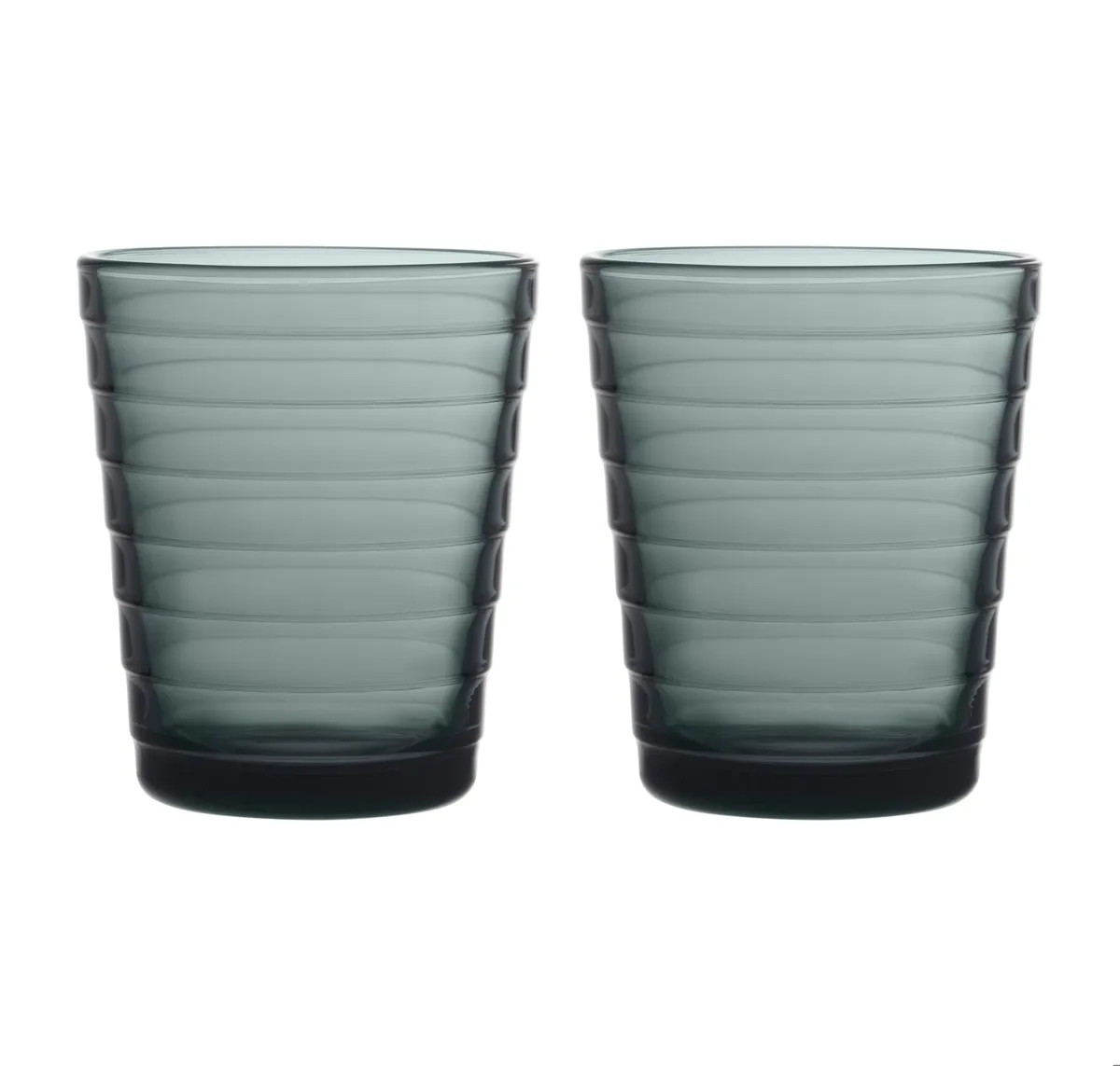 Iittala Aino Aalto drinks glass 22 cl 2-pack dark grey