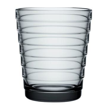 Aino Aalto drinks glass 22 cl 2-pack - grey - Iittala