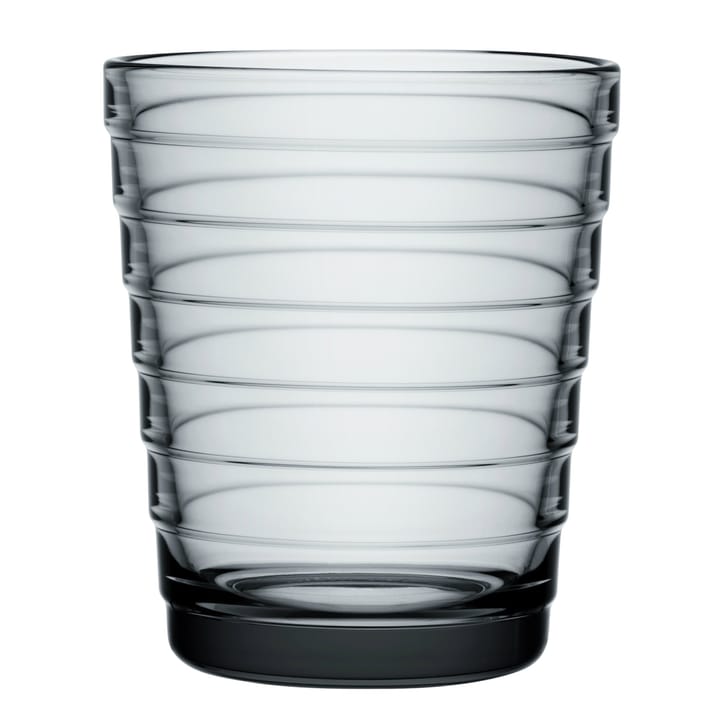 Aino Aalto drinks glass 22 cl 2-pack - grey - Iittala