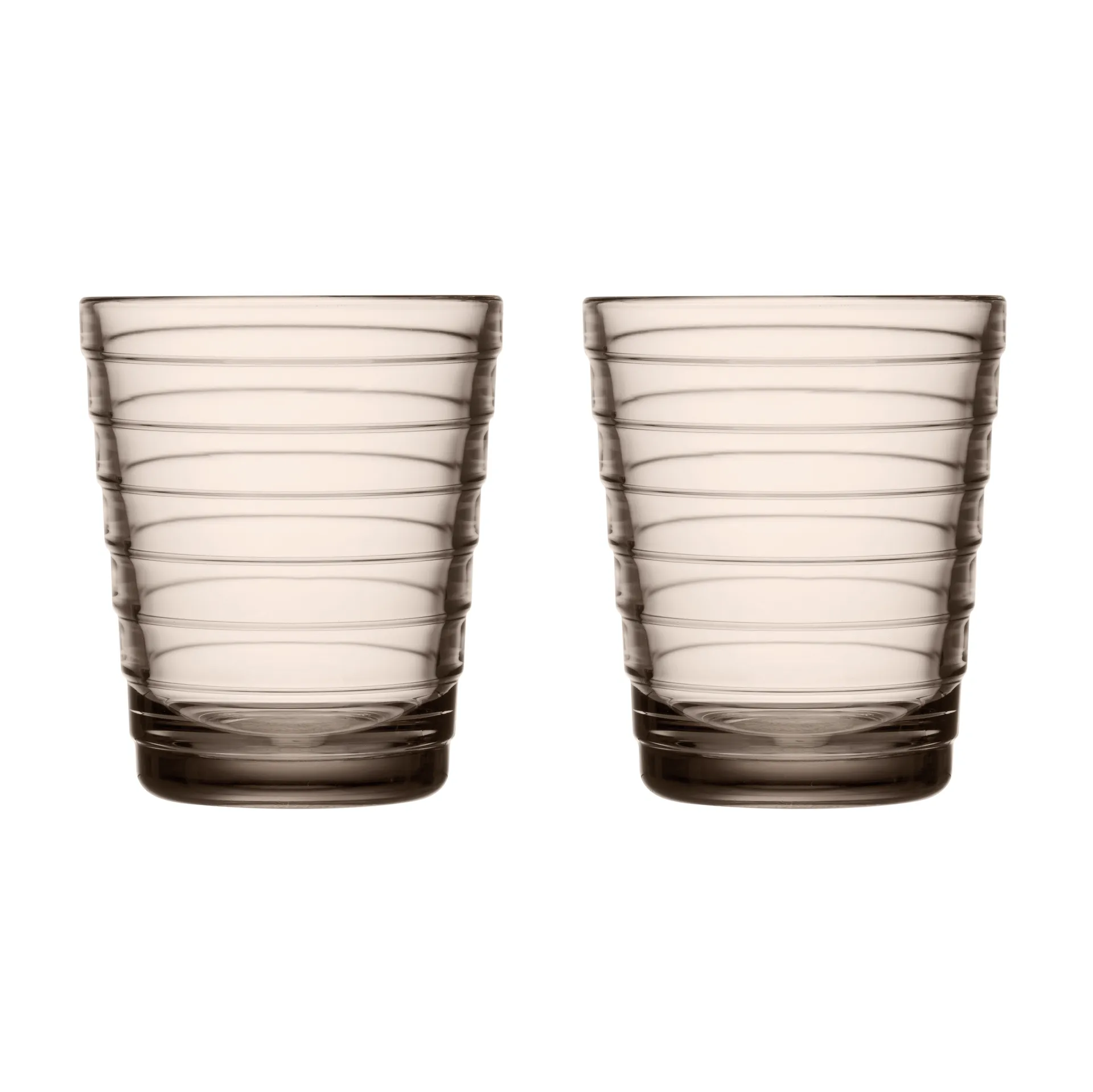 Aino Aalto drinks glass 22 cl 2-pack, linen Iittala