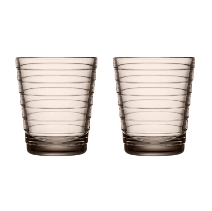 Aino Aalto drinks glass 22 cl 2-pack - linen - Iittala