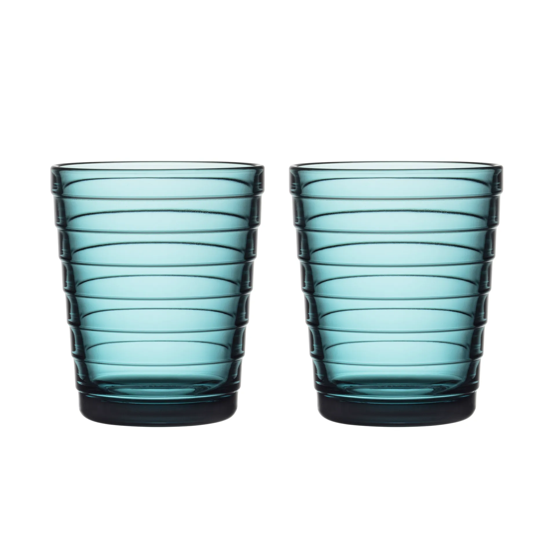 Aino Aalto drinks glass 22 cl 2-pack, ocean blue Iittala