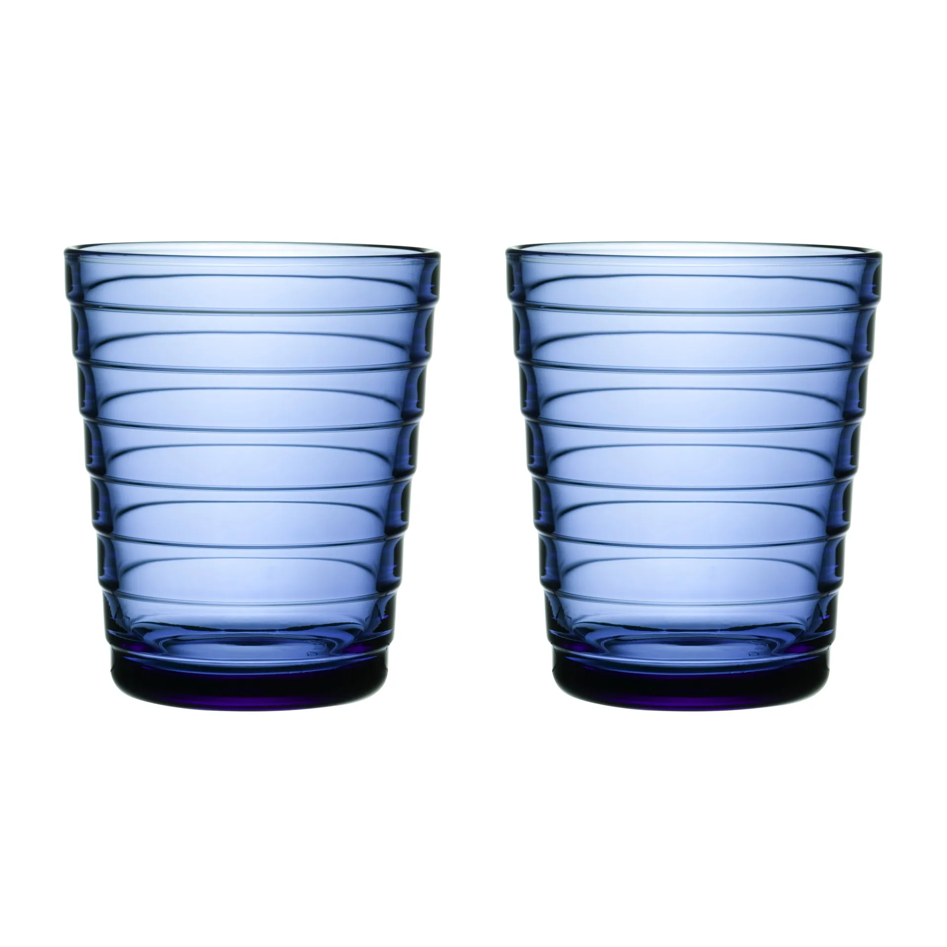Aino Aalto drinks glass 22 cl 2-pack, Ultramarine blue Iittala