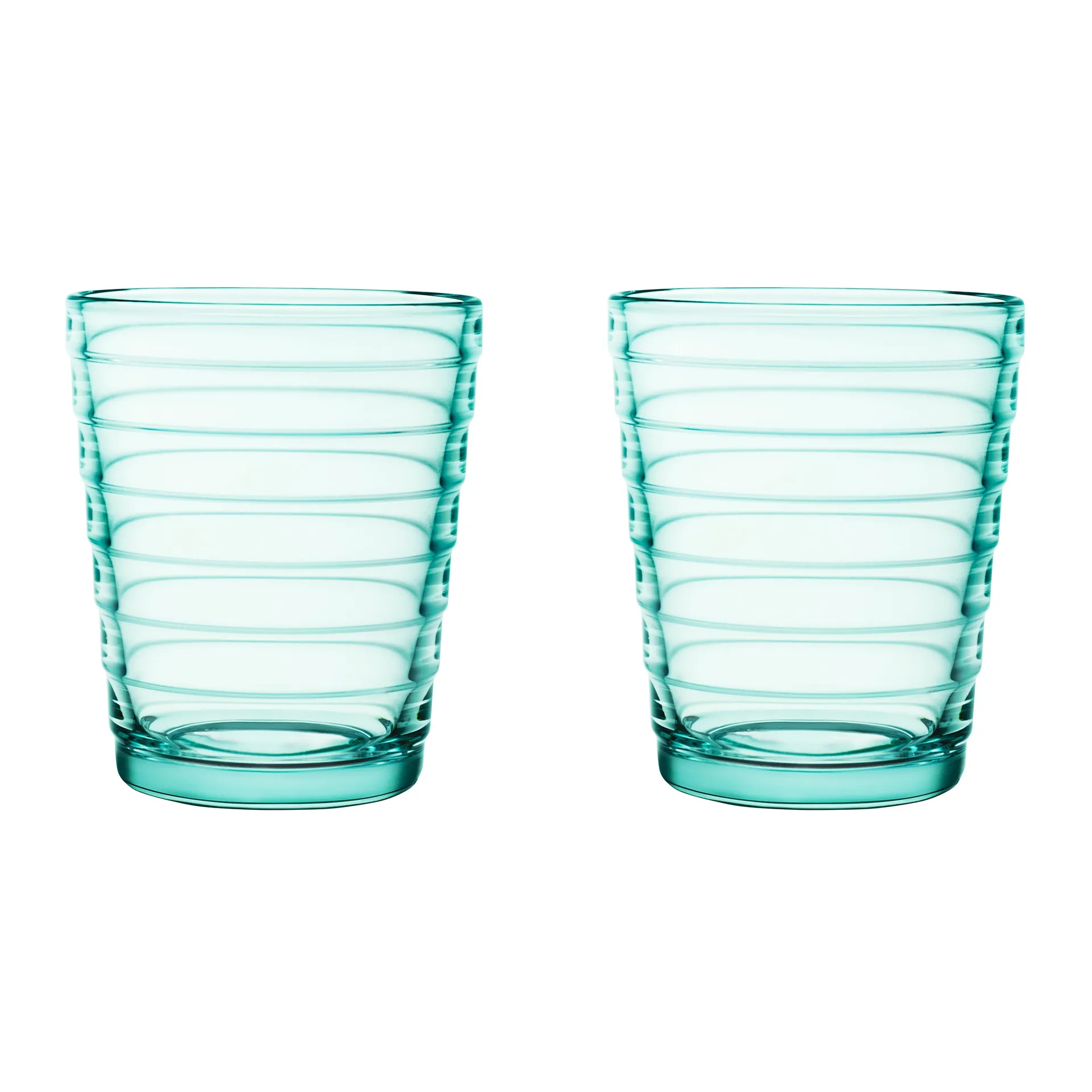 Aino Aalto drinks glass 22 cl 2-pack, water green Iittala