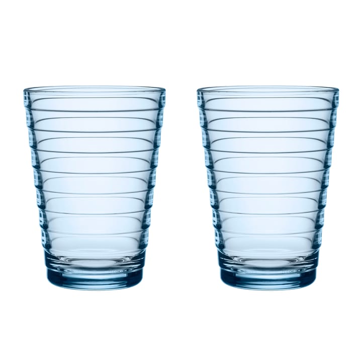 Aino Aalto drinks glass 33 cl 2-pack - aqua - Iittala