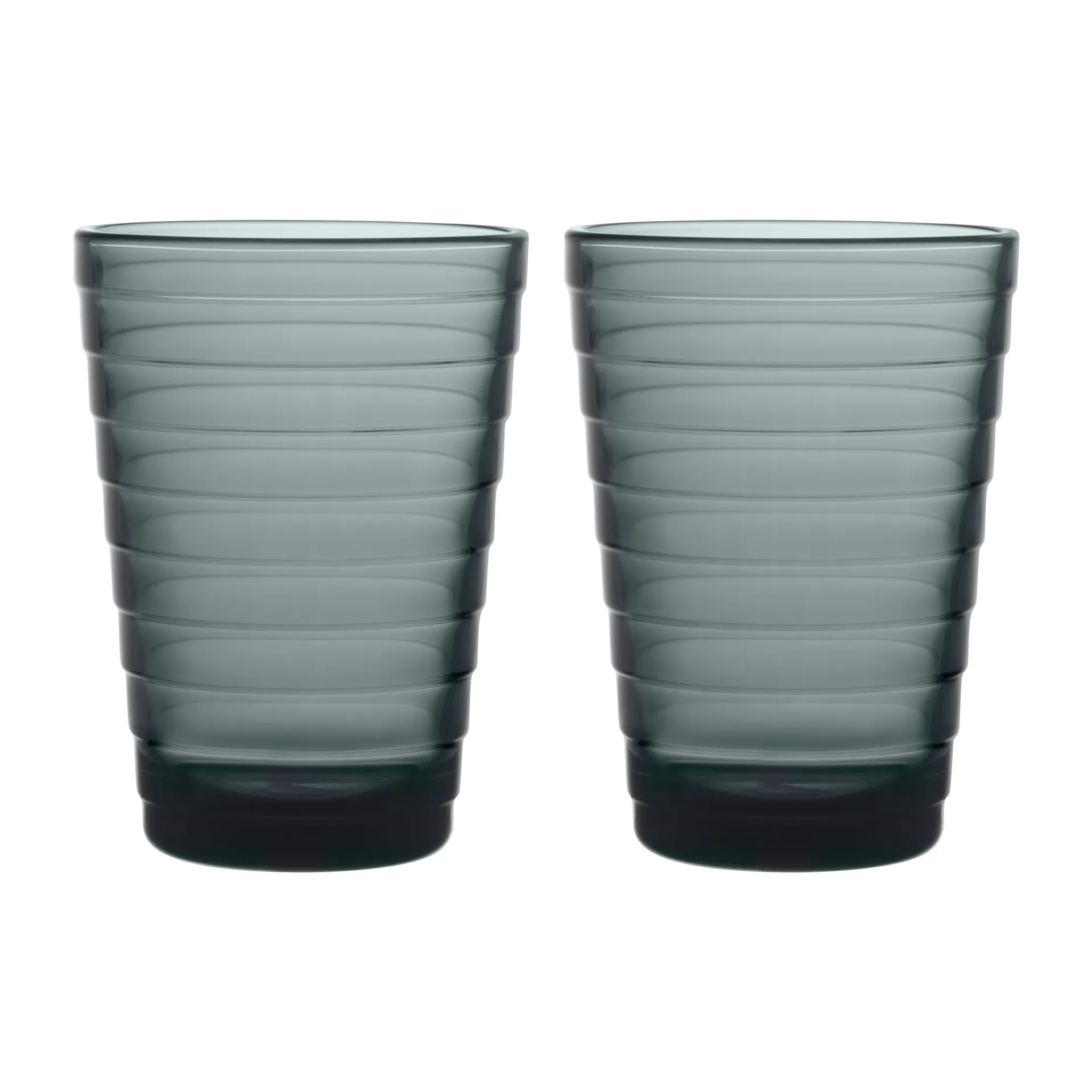 Aino Aalto drinks glass 33 cl 2-pack, dark grey Iittala