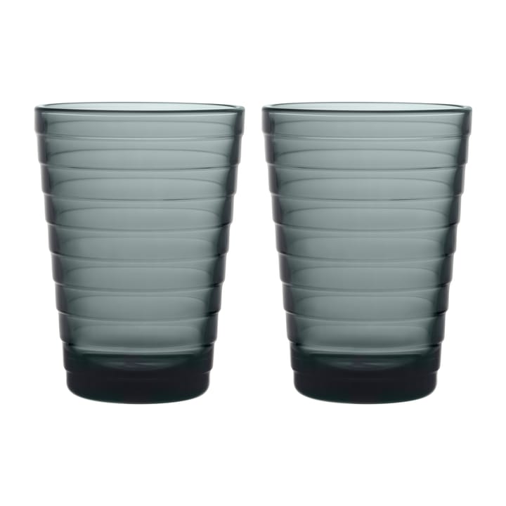 Aino Aalto drinks glass 33 cl 2-pack - dark grey - Iittala