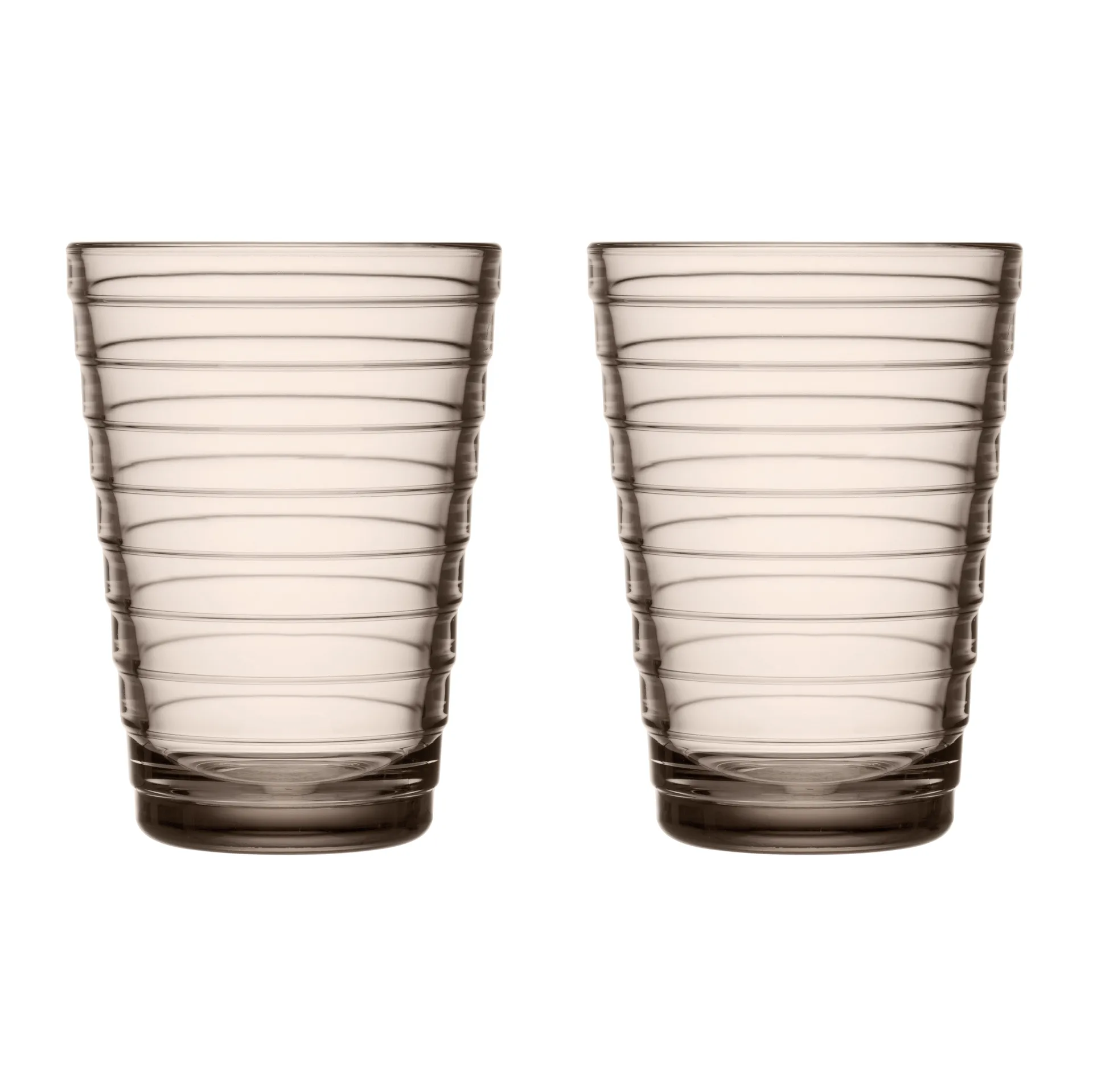 Aino Aalto drinks glass 33 cl 2-pack, linen Iittala