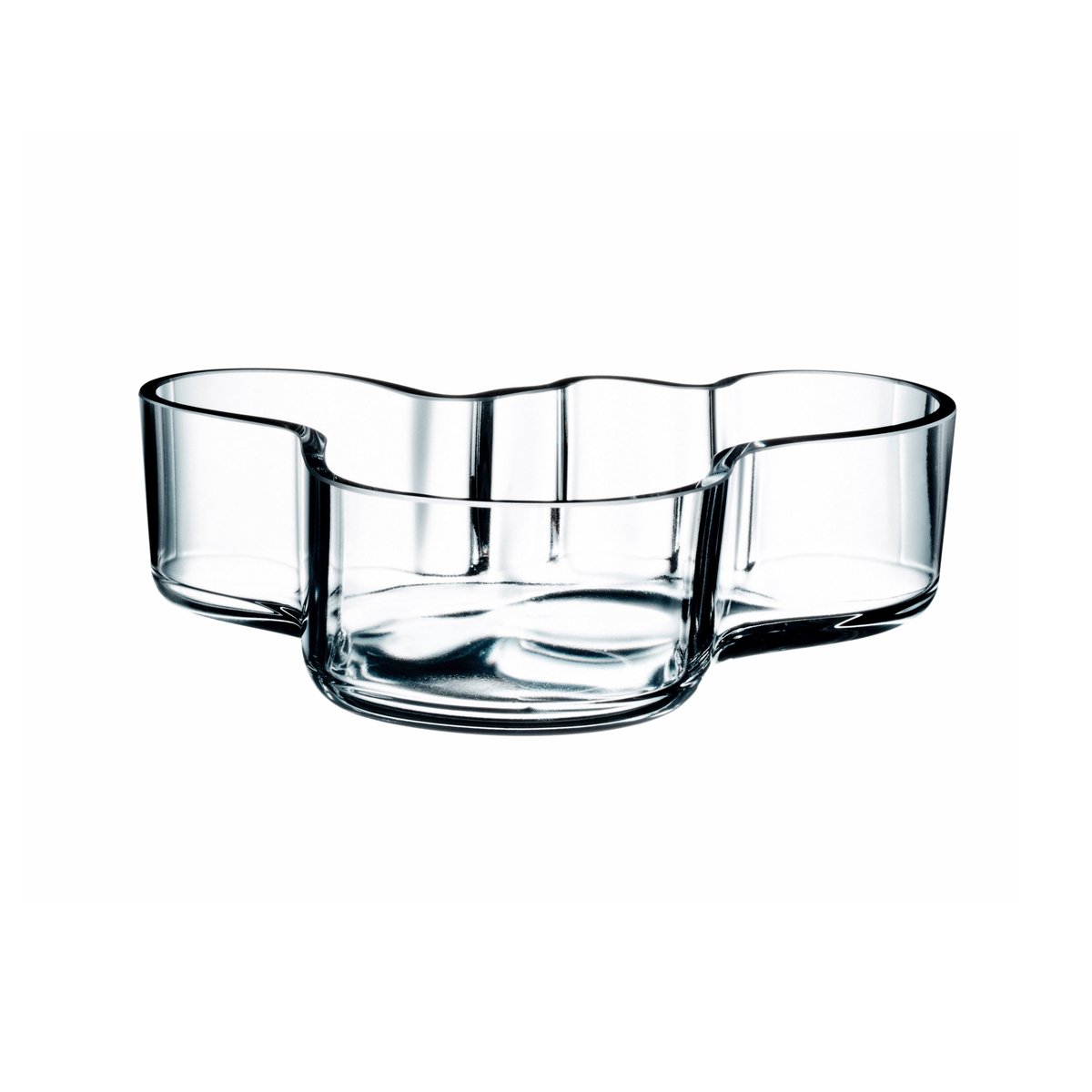 Iittala Alvar Aalto bowl 50x195 mm clear | Scandinavian Design | Decorative bowls | Transparent