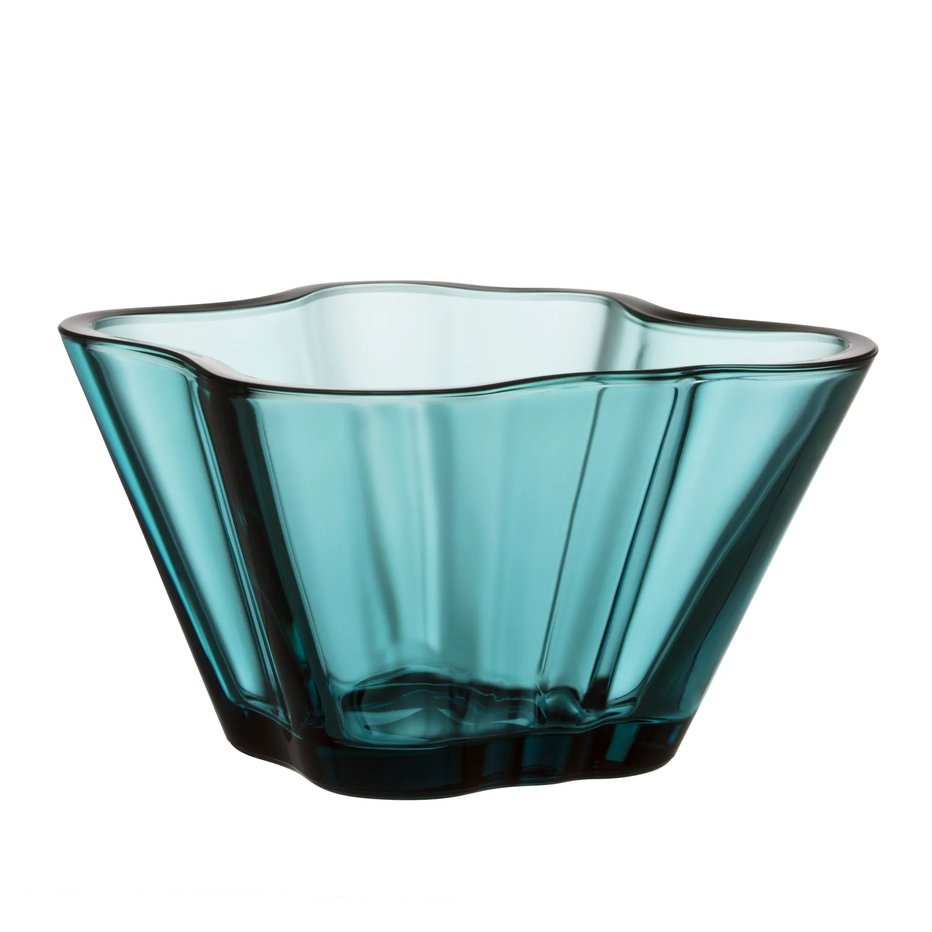 Alvar Aalto bowl 75 mm, ocean blue Iittala