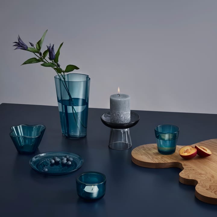 Alvar Aalto bowl 75 mm, ocean blue Iittala