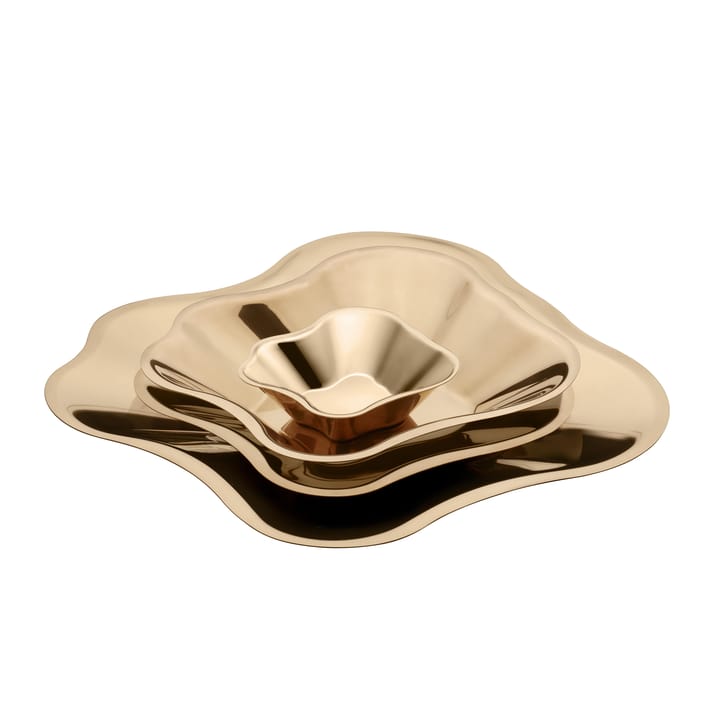 Alvar Aalto saucer rose gold - small 358 mm - Iittala