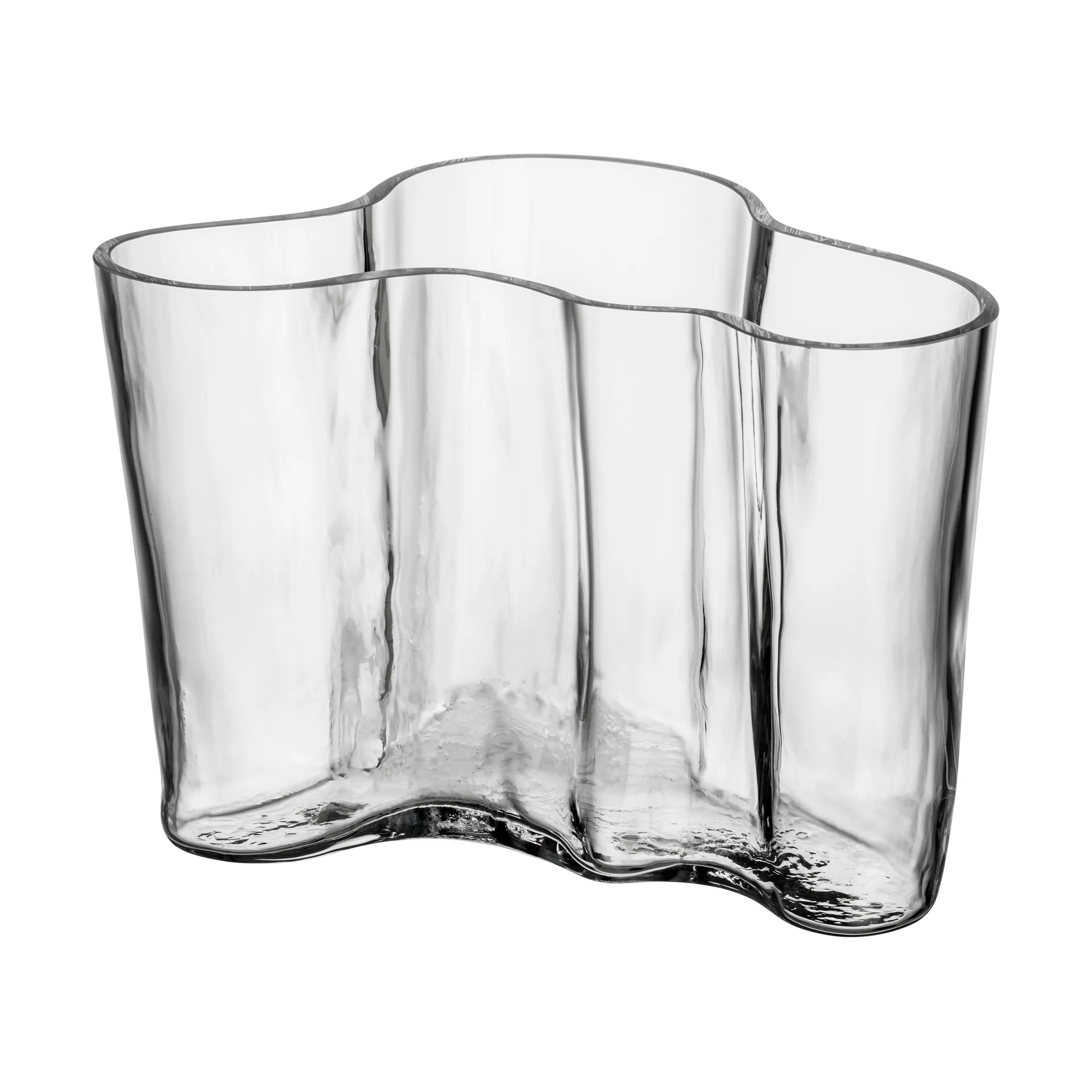Alvar Aalto vase 140 mm, Clear Iittala